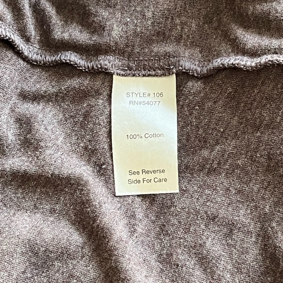 CAbi Brown Wrap front top. Size Large. Style 106. - Picture 2 of 2